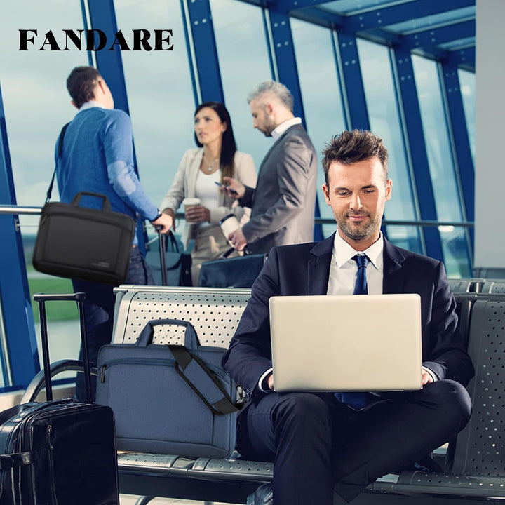 FANDARE Laptoptasche 15,6 Zoll Notebooktasche Herren Damen Aktentasche Umhängetasche Schultertasche