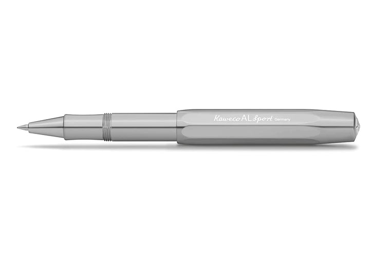 Kaweco AL Sport Raw Gel- / Kugelschreiber inklusive 0,7 mm Rollerball Tintenroller Mine für Linkshän