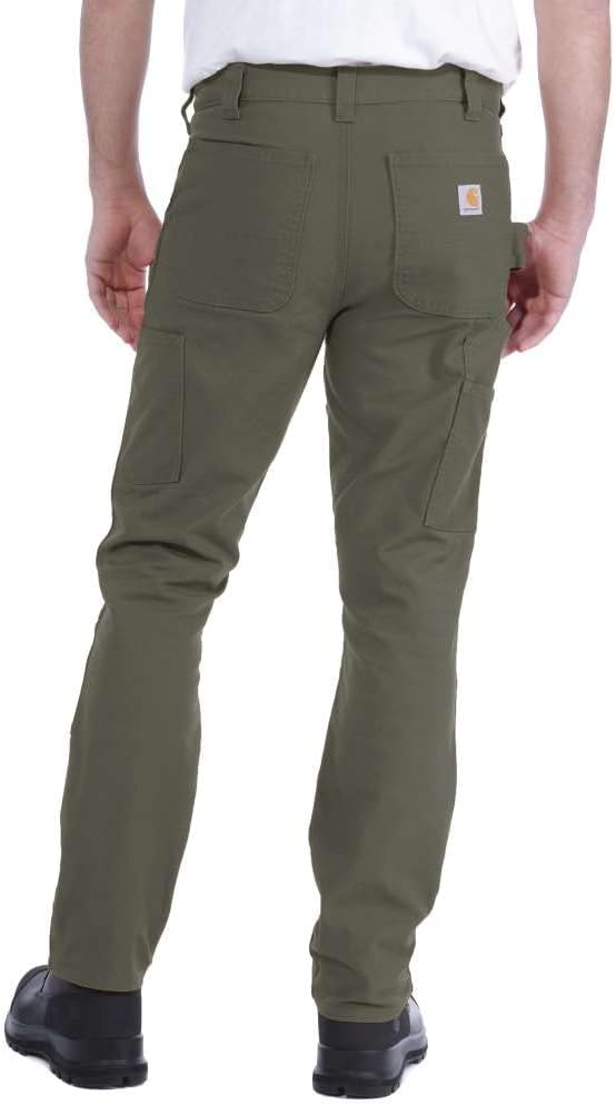 Carhartt Rugged Flex Herren-Arbeitshose, lockere Passform, Entenmuster, doppelte Vorderseite, Utilit