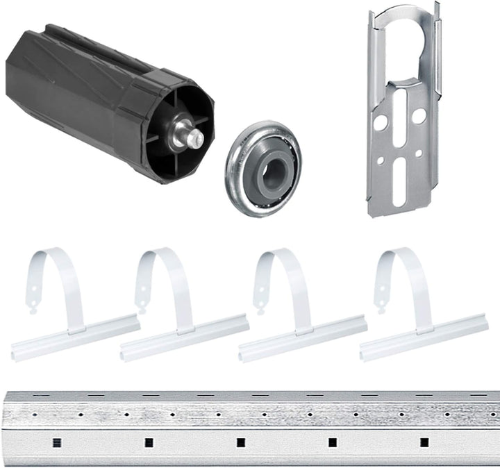 NOBILY Rolladen-Komplett-Set f. 60mm Achtkantwelle Mechanischer Funk Maxi-Rolladenmotor 20Nm + Rolla