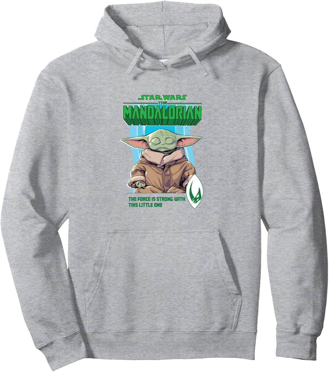 Star Wars: The Mandalorian Grogu The Force Is Strong Pullover Hoodie