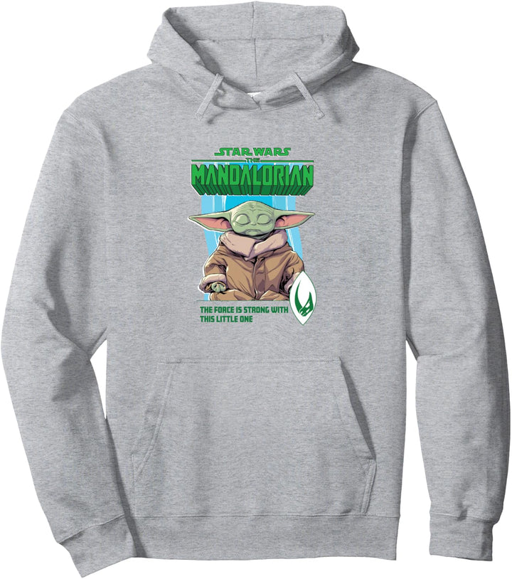 Star Wars: The Mandalorian Grogu The Force Is Strong Pullover Hoodie