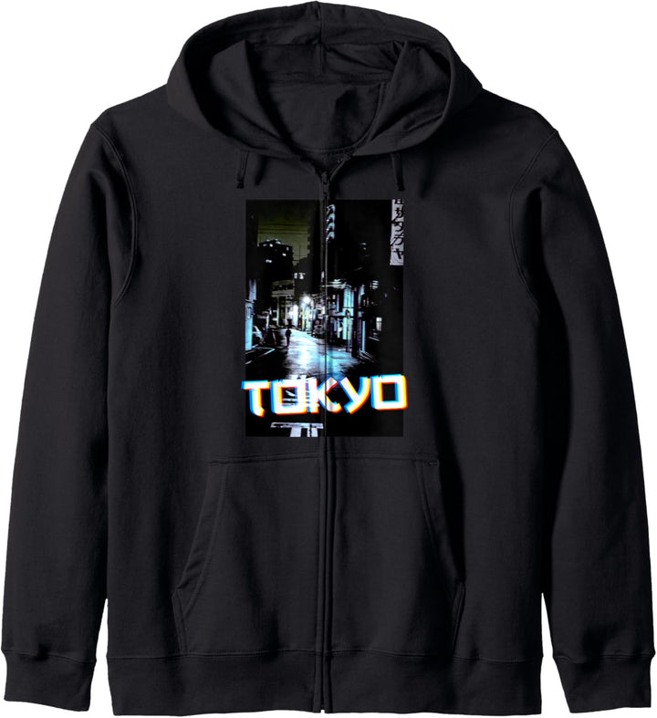 Tokyo Japanese Aesthetic Vaporwave Cyberpunk Kapuzenjacke