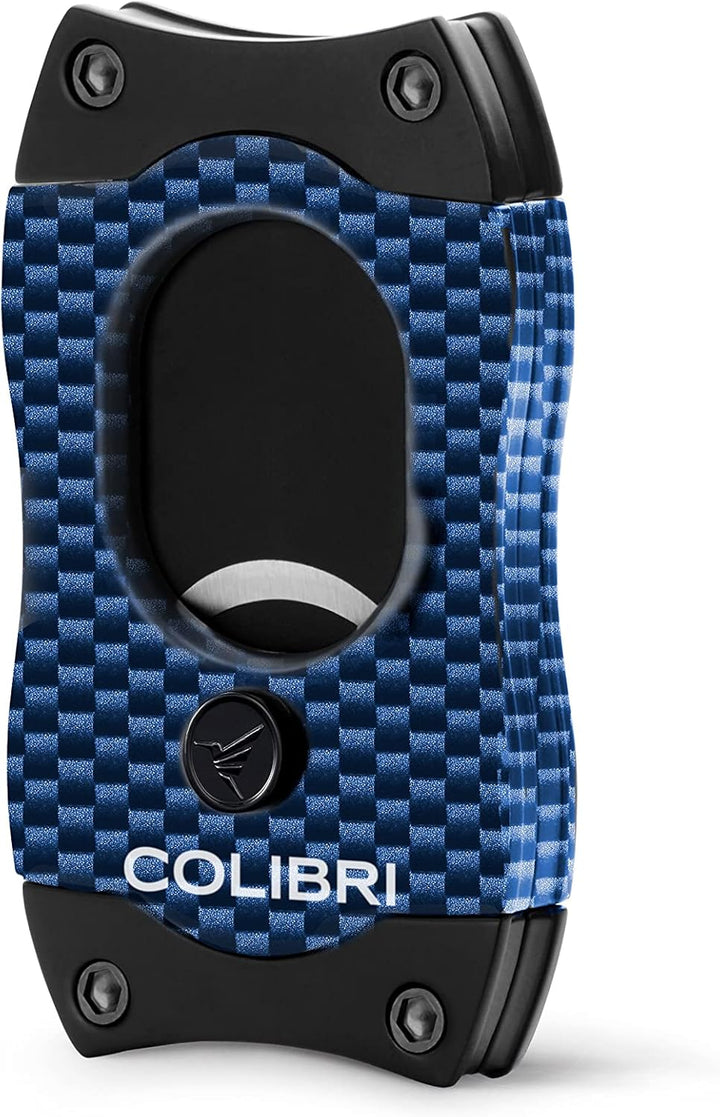 Colibri S-Cut Zigarrenschneider - Kohlefaser-Muster - Klassischer Gerader Schnitt - Bis zu 66 Ringma