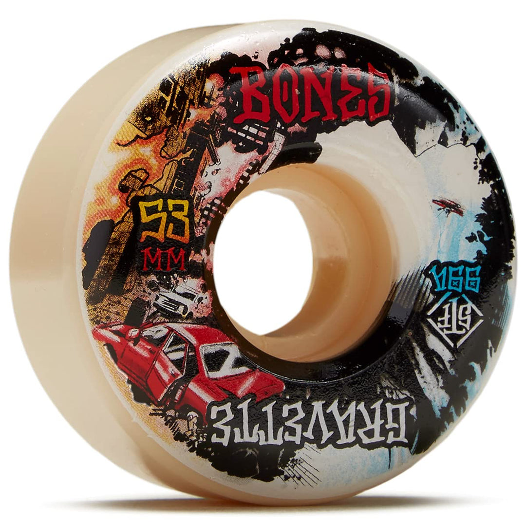 Bones Gravette Heaven and Hell 99A V2 Locks STF Skateboard-Räder, 53 mm