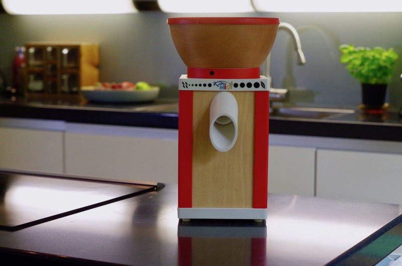 KoMo KoMoMio Getreidemühle rot (400 Watt, innovative Materialien) 16,5 x 16 x 37,5
