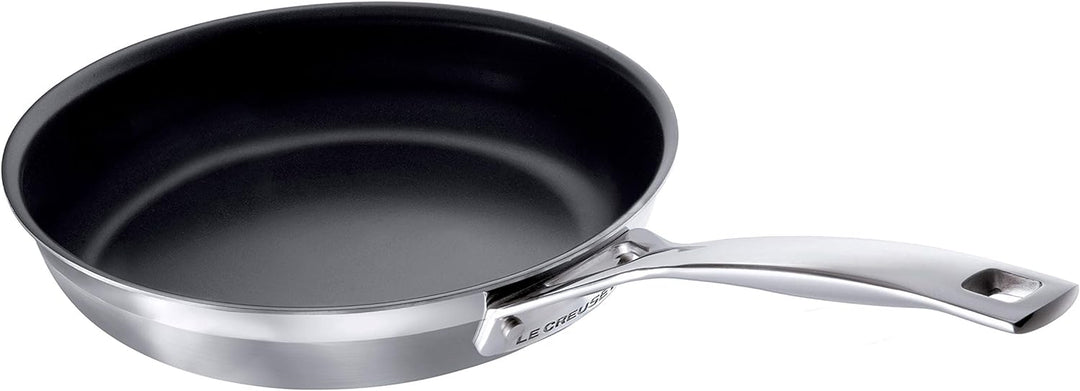 Le Creuset 3-Ply Edelstahl 24 cm und 28 cm Antihaftpfannen Zweierset, 53801000000000