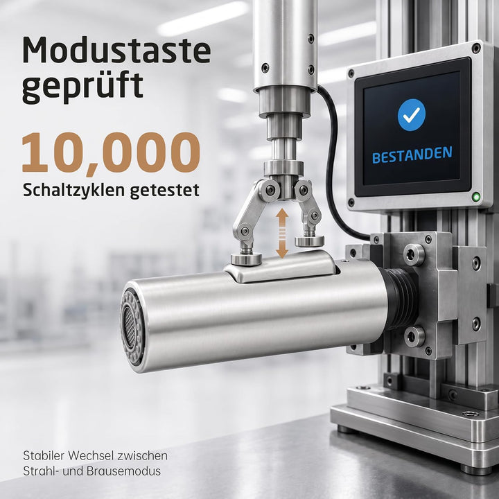 KES Küchenarmatur Brausekopf Spültischarmatur Ausziehbar 2 Funktion SUS304 Edelstahl Geschirrbrause