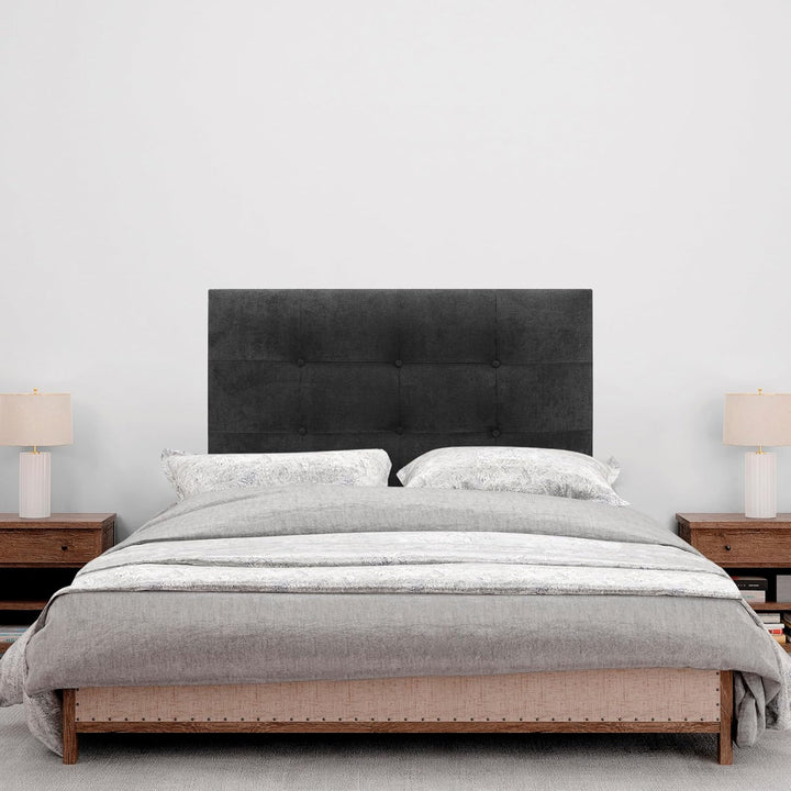 DHOME Kopfteil, gepolstertes Bett Kopfteil 8cm dick. Gepolstertes Kopfteil ACUALINE Stoff und Kunstl
