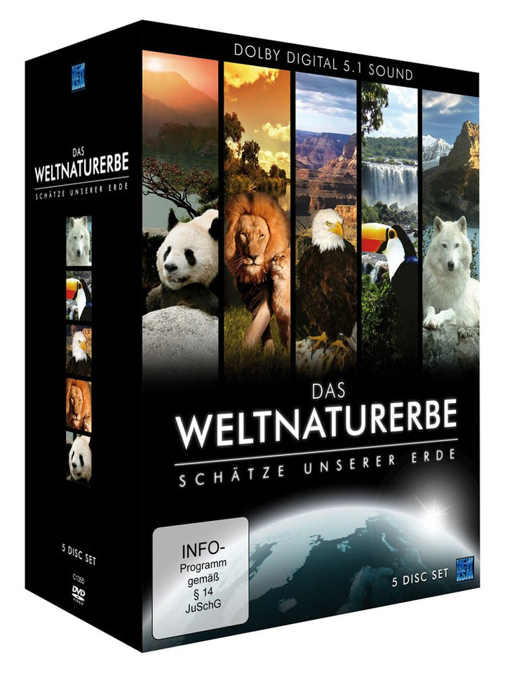Das Weltnaturerbe - Schätze unserer Erde (5 Disc-Set), DVD
