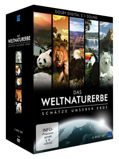 Das Weltnaturerbe - Schätze unserer Erde (5 Disc-Set), DVD