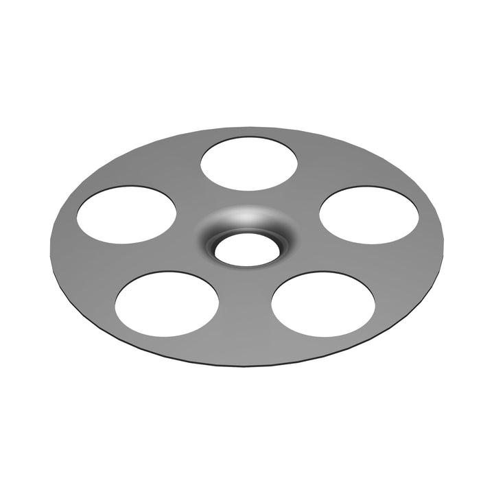 LUX ELEMENTS Unterlegscheibe 35mm FIX-S 50 Stk. I 10x verzinkte Unterlegscheiben mit Stärke 0,7mm fü