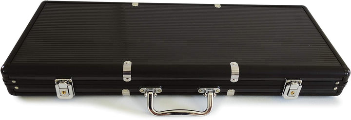 Smir 360355 Casino-Set World Poker Tour, schwarzer Aluminium-Koffer, Poker Grimaud, 500 amerikanisch