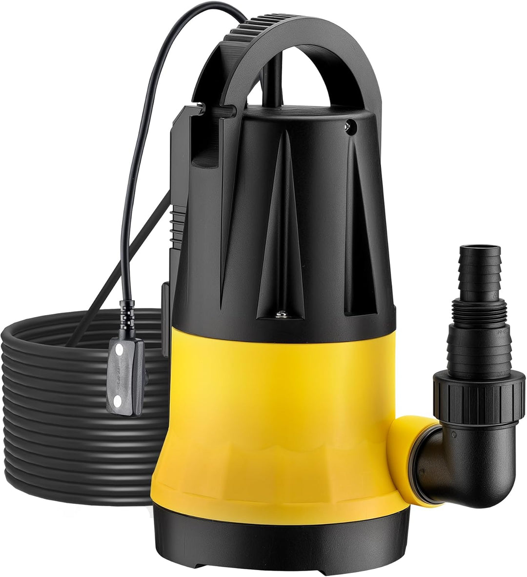 Wiltec Tauchpumpe mit Sensor 400 W, Tiefbrunnenpumpe mit 2 Modi, leistungsstarke Wasserpumpe 7300 l/