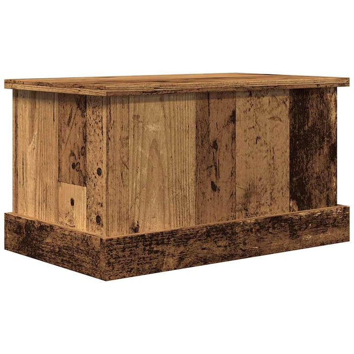 vidaXL Truhe Altholz-Optik 30x50x28 cm Holzwerkstoff, Aufbewahrungsbox, Werkzeugtruhe, Deckenbox, We