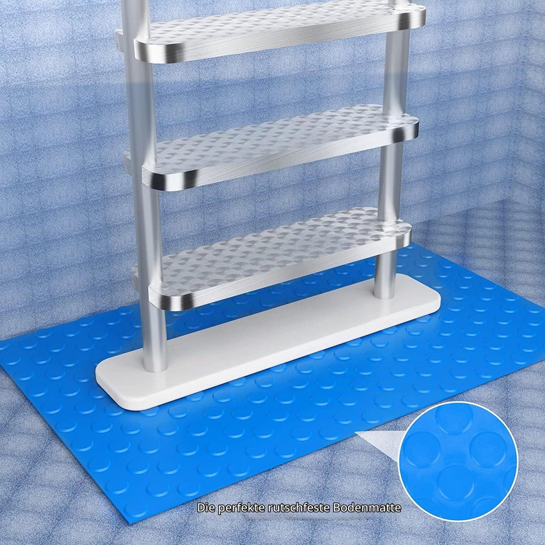 90x40CM Schwimmbadleitermatte,Gross Pool schutzmatte,Anti Rutsch Leitermatte für Schwimmbäder,Schutz