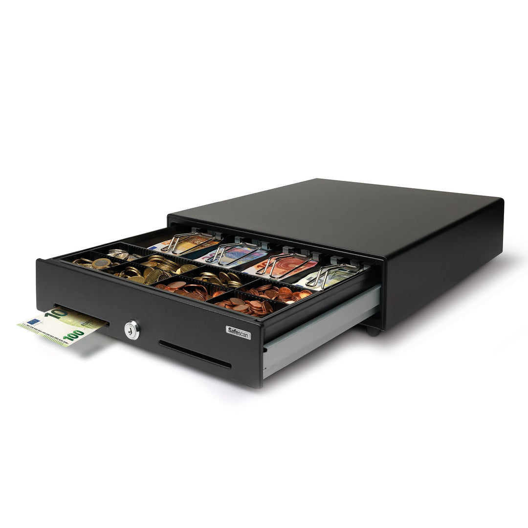 Safescan SD-3540 Standard-Duty Kassenschublade mit 4 Fächern für Banknoten und 8 für Münzen - Kassen