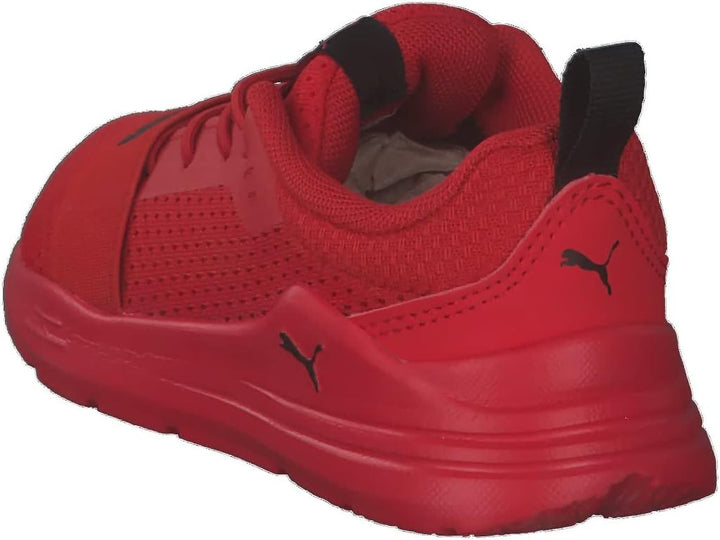 PUMA Unisex Baby Wired Run Ac InfSneaker 19 EU High Risk Red Puma Black, 19 EU High Risk Red Puma Bl