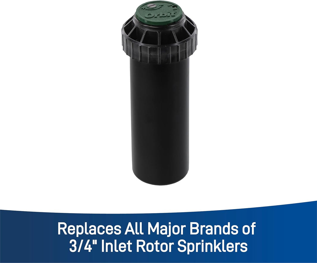 Orbit 55461 Voyager 4-Zoll verstellbar Pop-Up Drive Gear Rotor Sprinkler Spray Head, 2er Pack 1 Schw