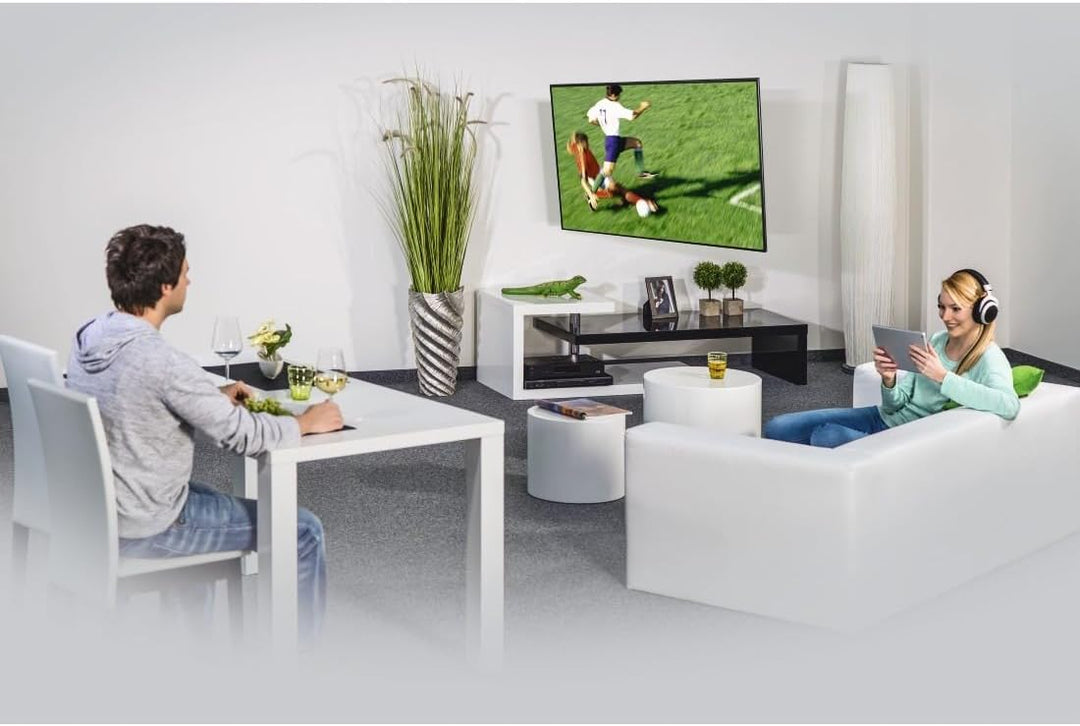 Hama TV Wandhalterung schwenkbar, neigbar, ausziehbar (TV Wandhalterung 37-75 Zoll, VESA 200x200 bis