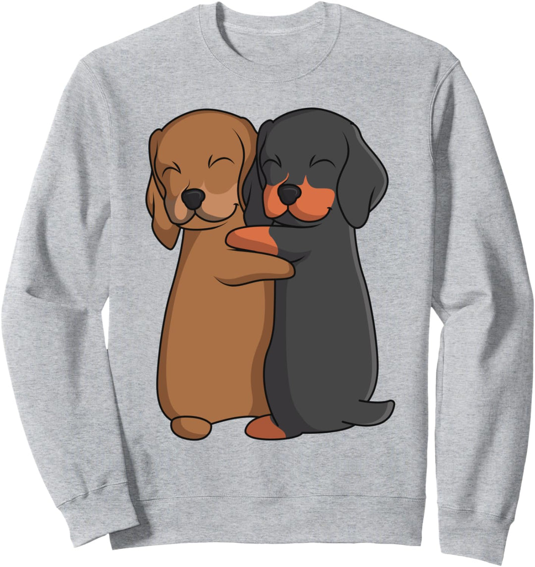 Dackel Dachshund Teckel Frauchen Herrchen Kinder Frauen Sweatshirt