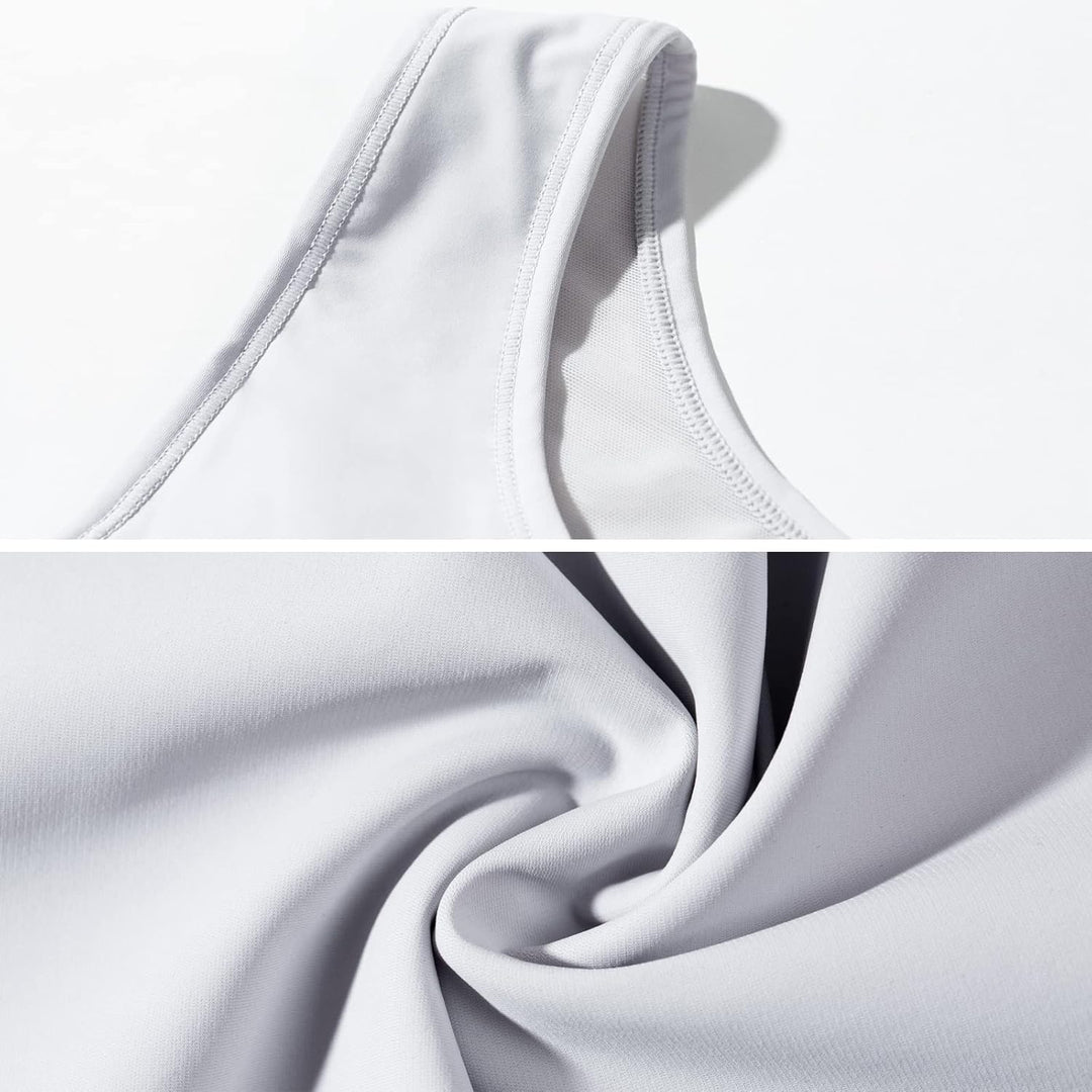 XUJI Binder Transgender FTM Atmungsaktiver Brust Binder 4XL Grau, 4XL Grau