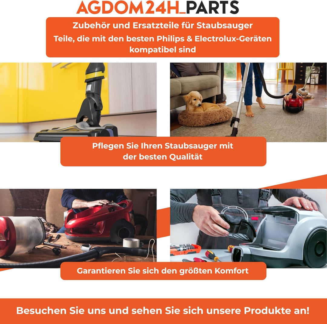 Elektrobürste Turbobürste Saugdüse kompatibel mit Philips AquaTrio XW9383 XW9385 9000 Series Staubsa