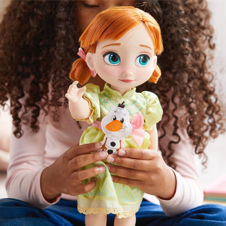 Disney Store Puppe Anna aus der Animator Collection, Die Eiskönigin, 39 cm / 15", echt wirkendes Haa