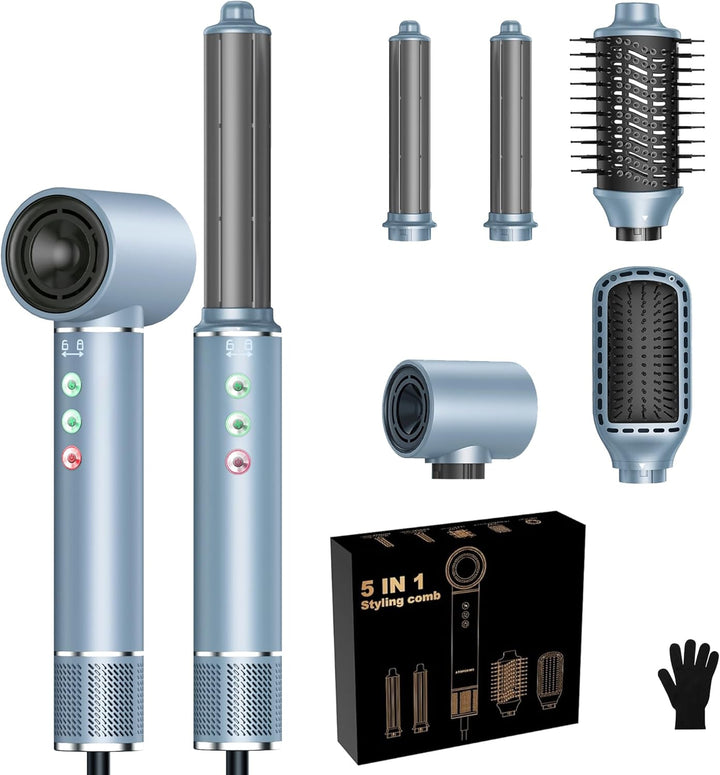 Airstyler 5 in 1 Hair Styler With 110000 U/Min Hochtouriger Motor Haartrockner Warmluftbürste Haarst