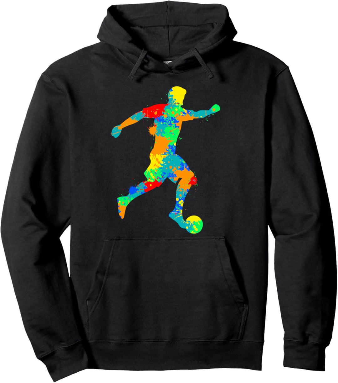 Fussballer Fussball Jungen Kinder Pullover Hoodie