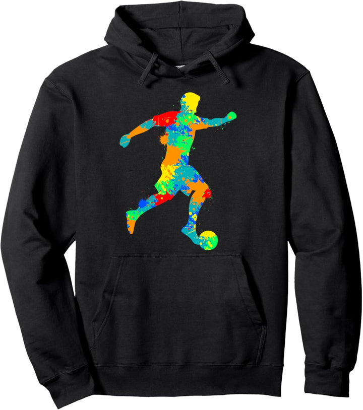 Fussballer Fussball Jungen Kinder Pullover Hoodie