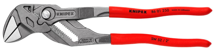 KNIPEX Zangenschlüssel, Multi-Schraubenschlüssel, Chrom-Vanadium, atramentiert, 250 mm, 86 01 250 at