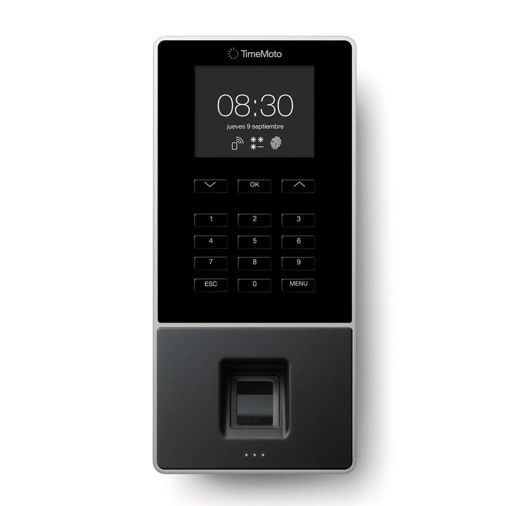TimeMoto TM-626 - Zeiterfassungssystem mit Fingerabdruck- und RFID-Leser für bis zu 200 Benutzer - I