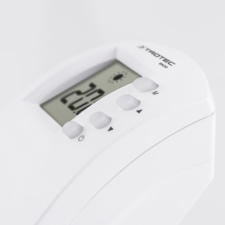 TROTEC Steckerthermostat BN30 Thermoschalter für Infrarotheizung Raumthermostat, 5-30 °C