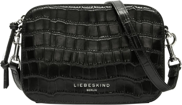 Liebeskind Luka Croco Crossbody S Black 1, Black 1