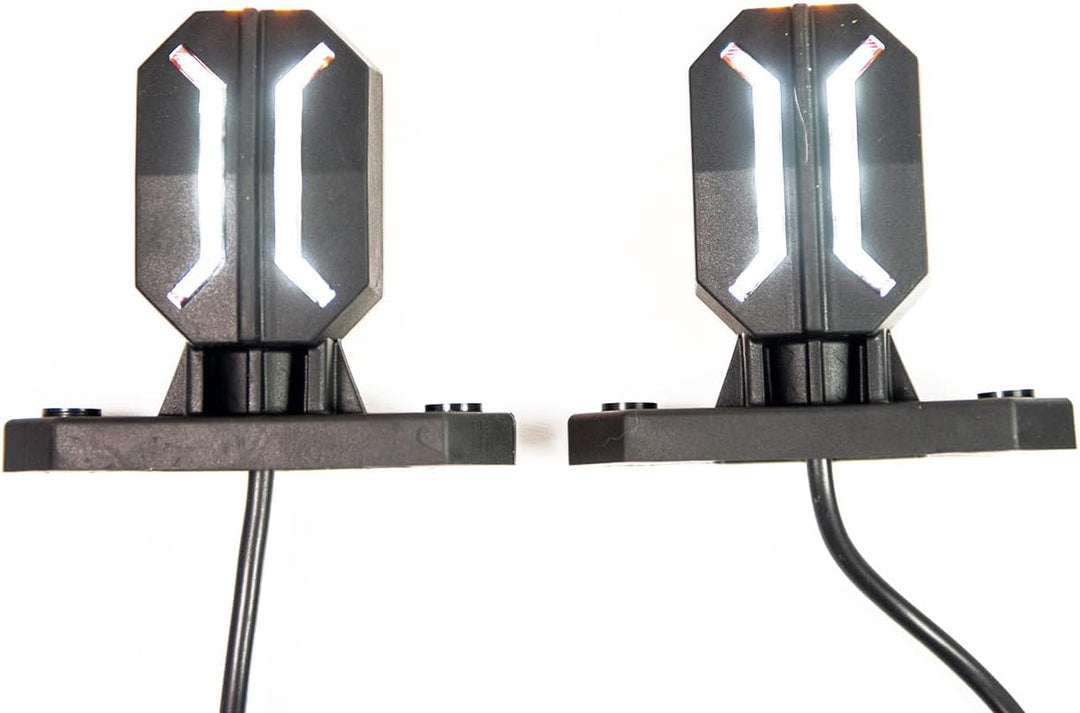 2 x LED Gummi Begrenzungsleuchte Seitenleuchte modern 12V 24V mit E-Prüfzeichen Positionsleuchte Aut