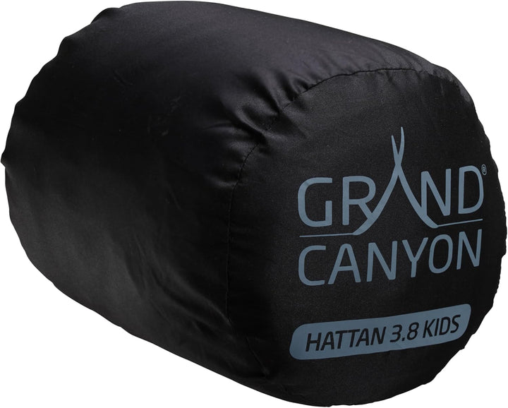 GRAND CANYON Matte Hattan 3.8 Kids Selbstaufblasende Kinder-Campingmatte, 160 x 51 cm, 3,8 cm Komfor