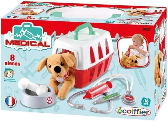 Ecoiffier 1907 - Tierarzt Spielset im Koffer