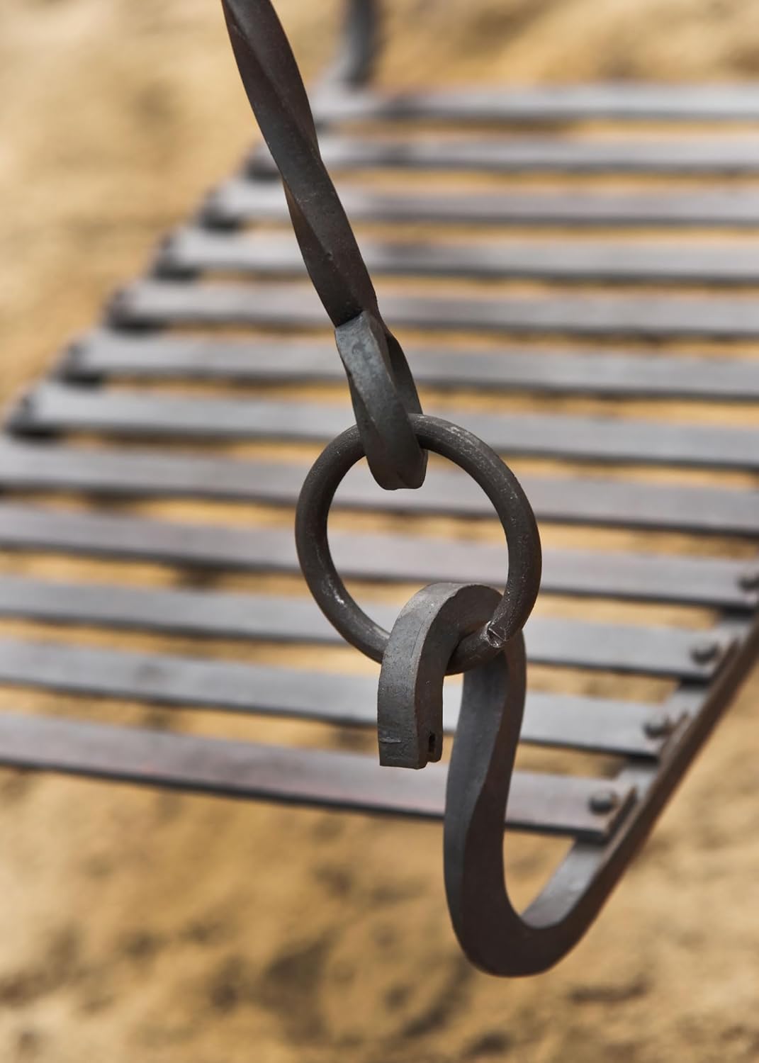 Grillrost für Dreibein aus Stahl, handgeschmiedet - Grill - Outdoor - Garten - Mittelalter - LARP