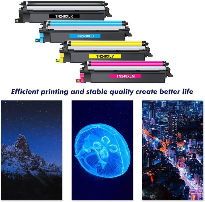 MFC-L3760CDW TN248XL TN248 TN-248 Toner: Kompatible für Brother MFC-L3740CDW TN-248XL TN 248XL DCP-L
