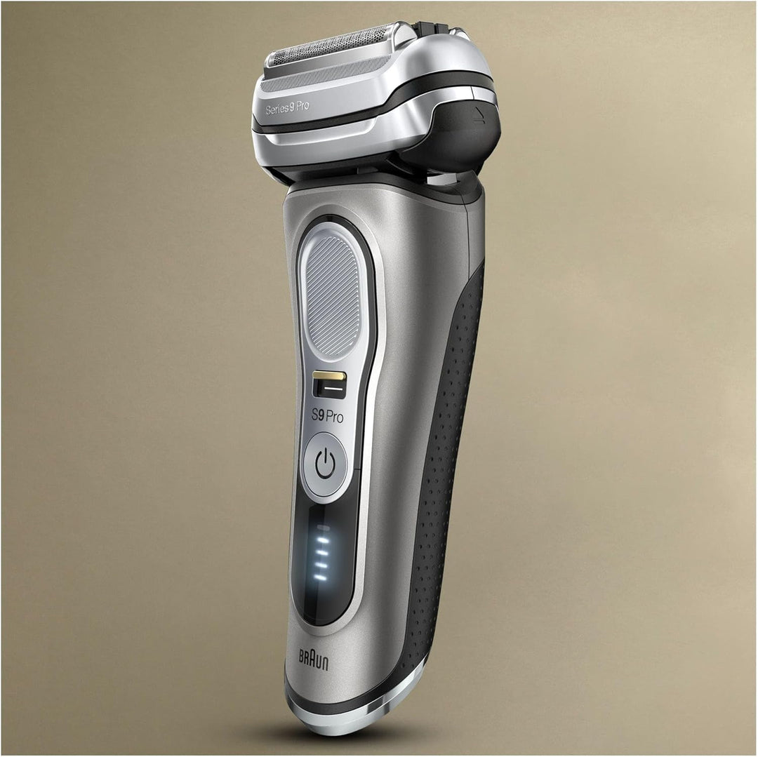 Braun Series 9 Pro Premium Rasierer Herren, Testsieger Stiftung Warentest, 4+1 Scherkopf, Elektroras
