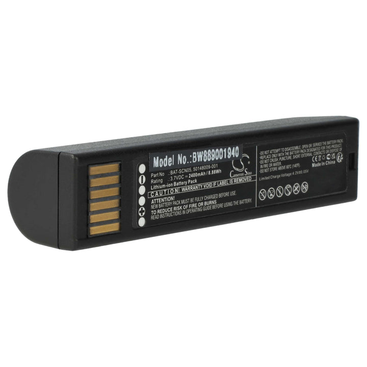 vhbw Akku Ersatz für Honeywell 50148009-001, BAT-SCN05 für Barcodescanner POS (2400 mAh, 3,7 V, Li-I