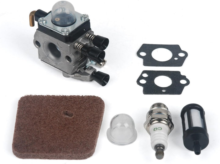 OxoxO Vergaser mit Dichtungen für Stihl FS38 FS45 FS46 FS55 FS74 FS75 FS76 FS80 KM85 Trimmer