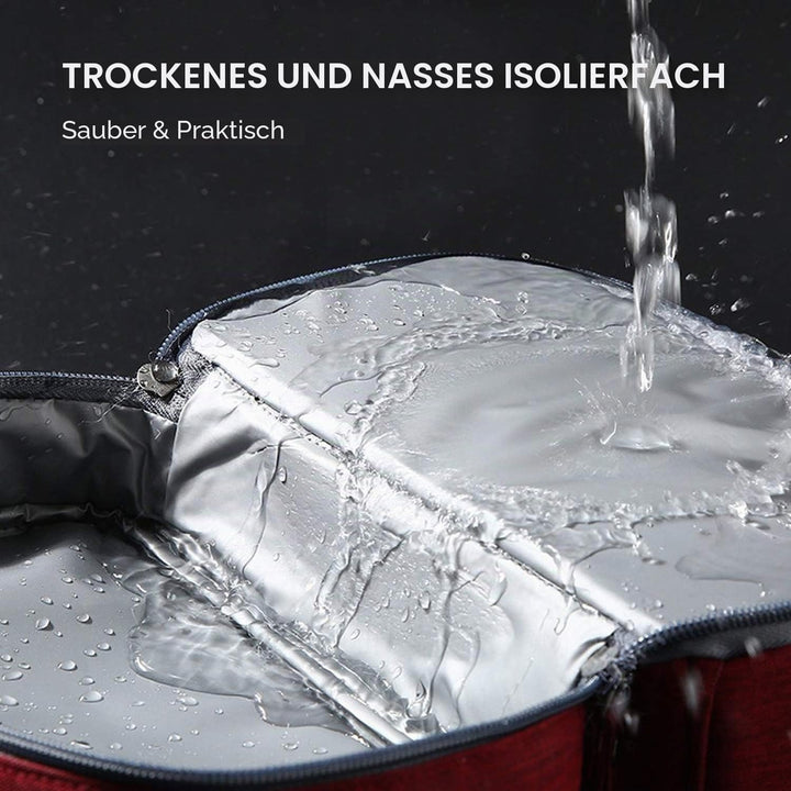 FANDARE Kulturbeutel Damen Herren Kosmetiktasche Reise Kulturbeutel, Waschtasche Kulturtasche zum Au
