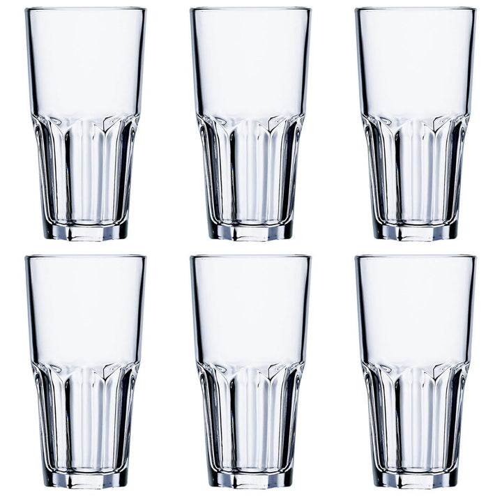 Arcoroc ARC J2604 Granity Longdrinkglas, 310ml, Glas, transparent, 6 Stück Longdrink 310ml, Longdrin