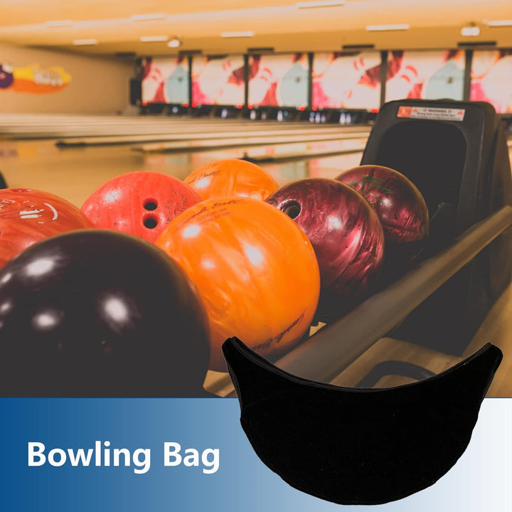 Hayaww 2 Pcs Bowling Ball Poliertuch, Bowling Ball Poliersack Bowling Ball Cleaner Poliersack Bowlin