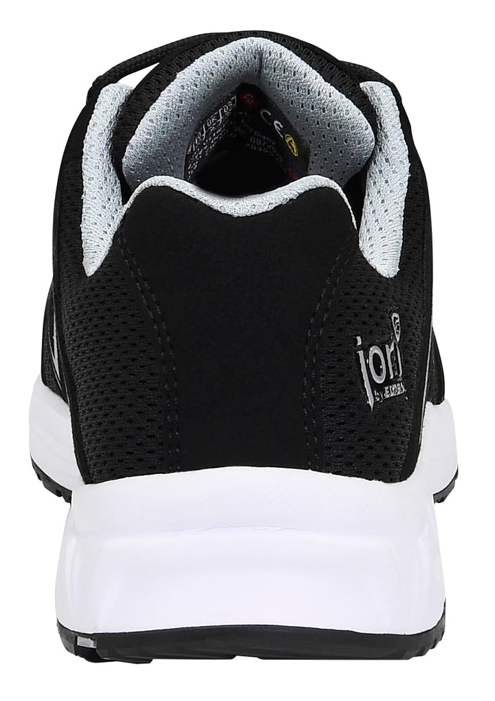 JORI Sicherheitsschuhe jo_Speedy Black-Silver Low ESD S1P, Herren, Textil, Kunststoffkappe (Leichter