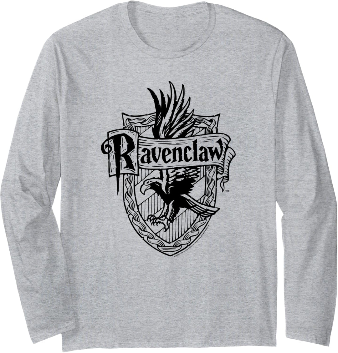 Harry Potter Ravenclaw Drawn Logo Langarmshirt
