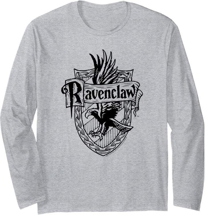 Harry Potter Ravenclaw Drawn Logo Langarmshirt