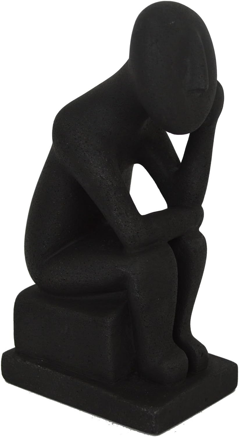 Estia Creations Thinking Man – Meditation Contemplation Figur – kykladische Kunst – Antiken Griechen